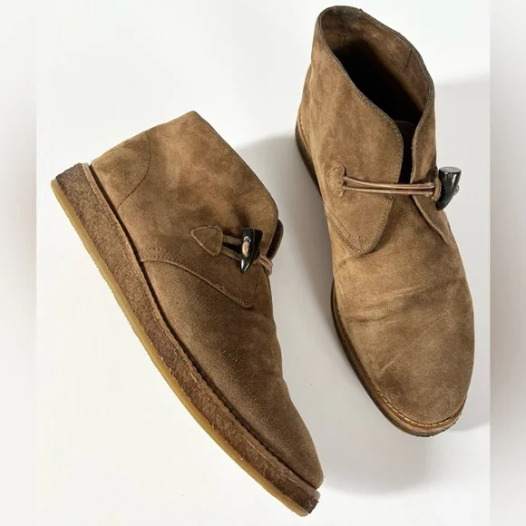 Trask Carissa Toggle Women’s 11 Tan Suede Chukka Boots - Picture 7 of 14